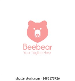 Beebear Iconic Logo Template This Profesional Stock Vector (Royalty ...