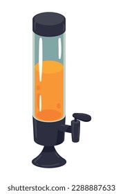 beeer tower with tap icon