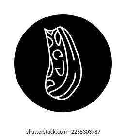 Beef brisket color line icon. Cutting meat. Pictogram for web page, mobile app, promo.