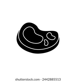 beef concept line icon. Simple element illustration. beef concept outline symbol design.