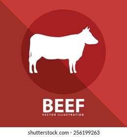 beef cow design, vector illustration eps10 graphic 