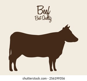 beef cow design, vector illustration eps10 graphic 