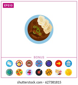Beef goulash with homemade dumplings icon