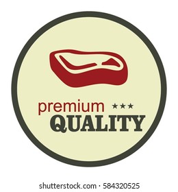 beef grill vector icon