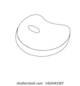 beef icon illustration isolated vector sign symbol
