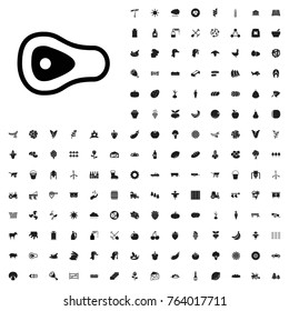 Beef icon illustration isolated vector sign symbol. agriculture icons set for web and mobile.