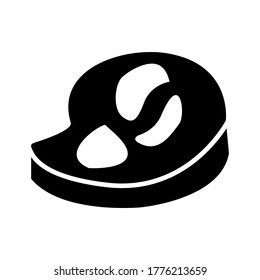 beef icon or logo isolated sign symbol vector illustration - high quality black style vector icons
