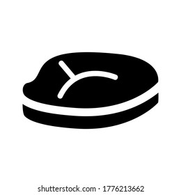 icono de carne o logotipo símbolo de señas aislado ilustración vectorial de alta calidad estilo negro iconos vectoriales
