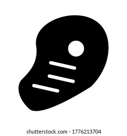 beef icon or logo isolated sign symbol vector illustration - high quality black style vector icons
