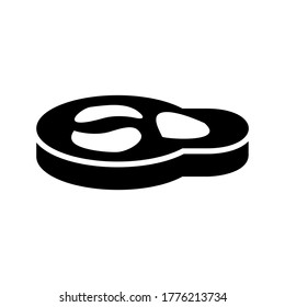 beef icon or logo isolated sign symbol vector illustration - high quality black style vector icons
