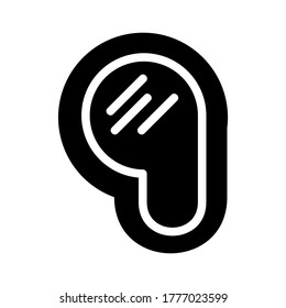 icono de carne o logotipo símbolo de señas aislado ilustración vectorial de alta calidad estilo negro iconos vectoriales
