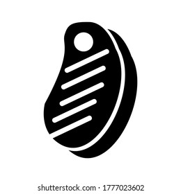 icono de carne o logotipo símbolo de señas aislado ilustración vectorial de alta calidad estilo negro iconos vectoriales
