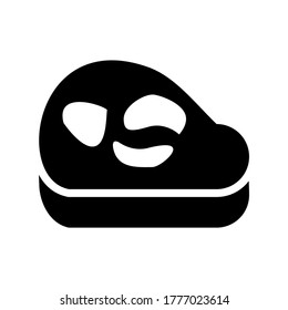 beef icon or logo isolated sign symbol vector illustration - high quality black style vector icons
