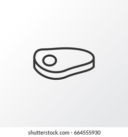 Beef Icon Symbol. Premium Quality Isolated Steak Element In Trendy Style.