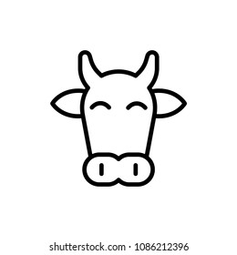 beef icon vector 