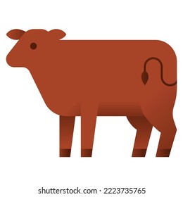 Beef aislado en fondo blanco, ilustración, icono, elemento