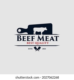 Logo-Design für Rindfleisch von bester Qualität