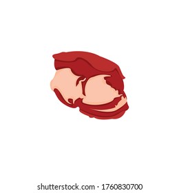 Beef Meat Cartoon Art Illustration
