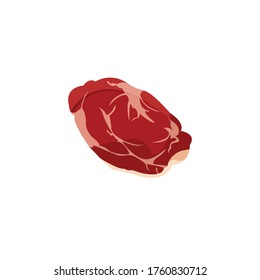 Beef Meat Cartoon Art Illustration
