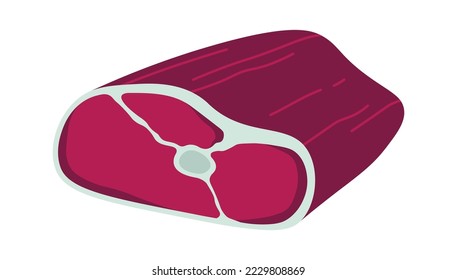 Rindfleisch flach Symbol Borsch Suppe Zutat