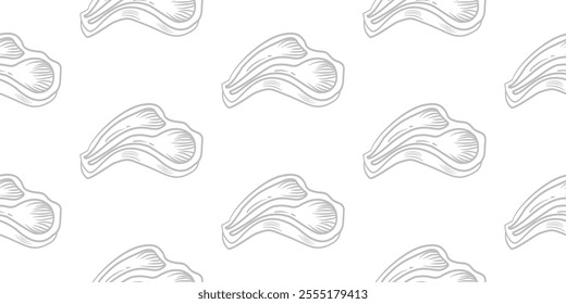 Beef Meat Pattern background. doodle steak pattern background. doodle meat pattern background.