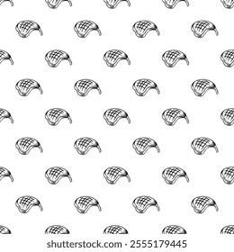Beef Meat Pattern background. doodle steak pattern background. doodle meat pattern background.