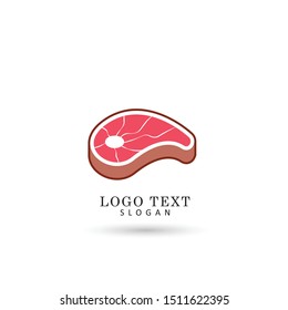 Beef, Meat & Steak Logo. Icon & Symbol Vector Template.