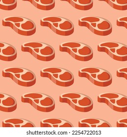 diseño de fondo del fondo del patrón de ternera patrón de ilustración vectorial caracteres aislados, mascotas, emoticonos y emoji para web