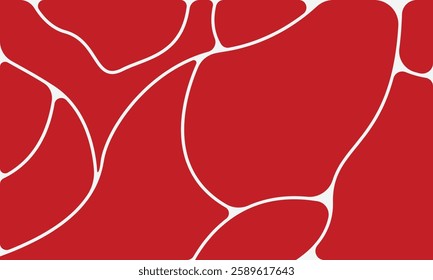Beef or pork meat texture. Salmon, tuna or sushi structure. Fresh fillet macro view. Beef texture background flat with marble. Vector flat illustration.