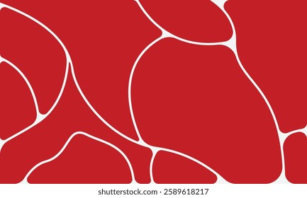 Beef or pork meat texture. Salmon, tuna or sushi structure. Fresh fillet macro view. Beef texture background flat with marble. Vector flat illustration.