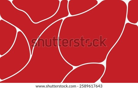 Beef or pork meat texture. Salmon, tuna or sushi structure. Fresh fillet macro view. Beef texture background flat with marble. Vector flat illustration.
