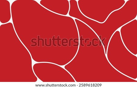Beef or pork meat texture. Salmon, tuna or sushi structure. Fresh fillet macro view. Beef texture background flat with marble. Vector flat illustration.