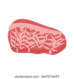 Carne de bovino, material de ilustração de carne crua