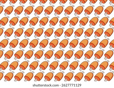 pernil de carne, carne, ilustração, clipart, para fundos, texturas, padrão, repetir