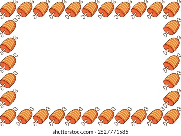 pernil de carne, carne, ilustração, clipart, para fundos, texturas, quadro