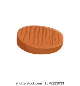 beef steak of delicious isolated icon vector illustration design