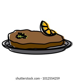 Beef steak food