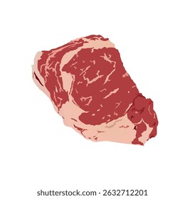 Bife Bife Bife Bife Fresco Comprado do açougueiro Ilustração vetor baseado no desenho Vol 01