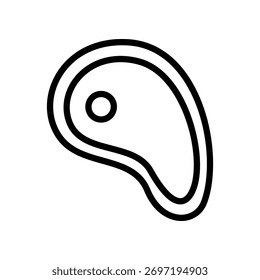 Beef Steak Icon: a Visually Appealing and Graphic Representation of a Succulent Beef Steak