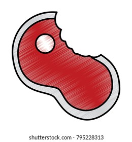 beef steak raw icon image 