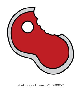 beef steak raw icon image 