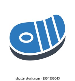 beef vector glyph colour icon