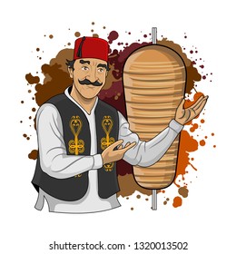Beefsteak barbeque Chef