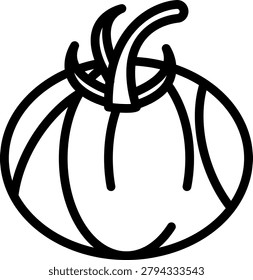 Beefsteak Tomato Vector Design Icon Style