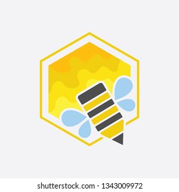 beehave and bee keeper logo design for your company