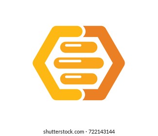 Beehive Abstract Polygon Symbol