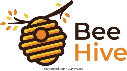 Beehive creative logo design template