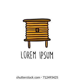 beehive doodle icon
