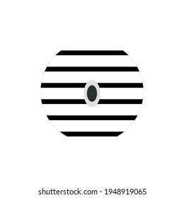 Beehive flat icon. Simple style strart-up symbol. Bee honey sign. Logo design element. T-shirt printing. Vector for sticker.
