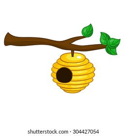 1,405 Beehive Tree Cartoon Images, Stock Photos & Vectors | Shutterstock